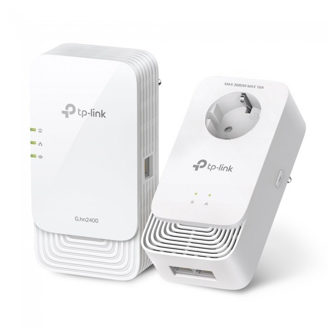 TP-Link G.hn2400 Powerline AX1800 Wi-Fi 6 Kit TP-Link G.hn2400 Powerline AX1800 Wi-Fi 6 Kit