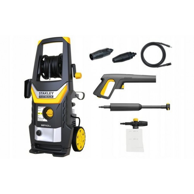 STANLEY Pressure Washer 2600W 180bar & Acc. STANLEY Pressure Washer 2600W 180bar & Acc.