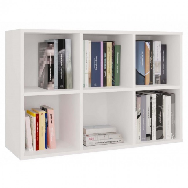 MALAX MINI 2X3 WHITE BOOKCASE MALAX MINI 2X3 WHITE BOOKCASE
