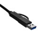 UNITEK ADAPTER USB-A/USB-C - RJ-45 2.5 GBIT, U1313C UNITEK ADAPTER USB-A/USB-C - RJ-45 2.5 GBIT, U1313C