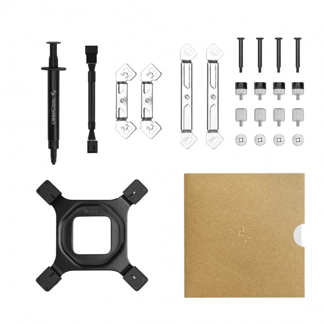 DeepCool AN600 Processor Air cooler 12 cm Aluminium, Black 1 pc(s) DeepCool AN600 Processor Air cooler 12 cm Aluminium, Black 1 pc(s)