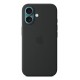 Apple iPhone 16 Silicone Case with MagSafe - Black Apple iPhone 16 Silicone Case with MagSafe - Black