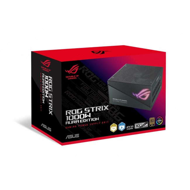 ASUS ROG Strix 1000W Gold Aura Edition power supply unit 20+4 pin ATX ATX Black
