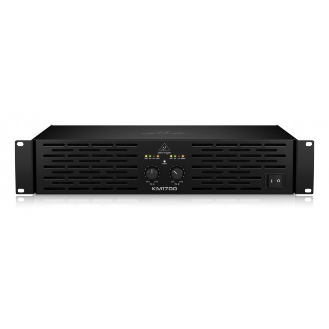 Behringer KM1700 audio amplifier Performance/stage Black