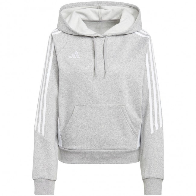 adidas Tiro 24 Hooded Grey Sweatshirt IR7509 S