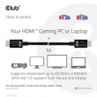 CLUB3D Ultra High Speed HDMI Certified Cable 4K120Hz 8K60Hz 48Gbps M/M 5m/16.4ft