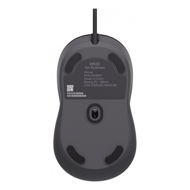 Logitech Signature M520 for Business mouse Office Ambidextrous USB Type-C Optical 4000 DPI
