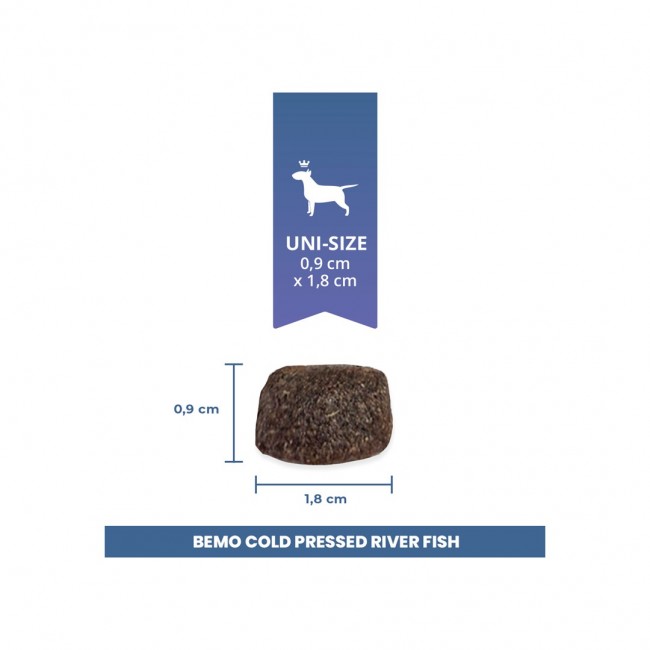 BEMO Cold Pressed River Fish Mono - dry dog food - 1kg BEMO Cold Pressed River Fish Mono - dry dog food - 1kg