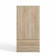 Topeshop SZAFA MALWA SON bedroom wardrobe/closet 5 shelves 2 door(s) Oak Topeshop SZAFA MALWA SON bedroom wardrobe/closet 5 shelves 2 door(s) Oak