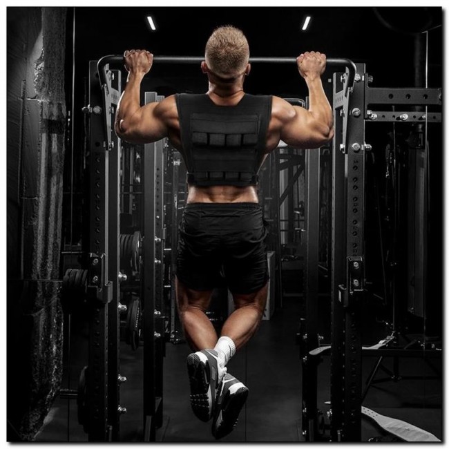 HMS Fitness KTO16 weighted vest Steel Black HMS Fitness KTO16 weighted vest Steel Black