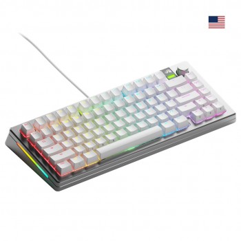 Glorious Gaming GMMK 3 PRO 75% Prebuilt Wired Silver - US