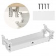 Maclean under-desk cable/extension organizer, max. load 5kg, white, MC-106 W Maclean under-desk cable/extension organizer, max. load 5kg, white, MC-106 W