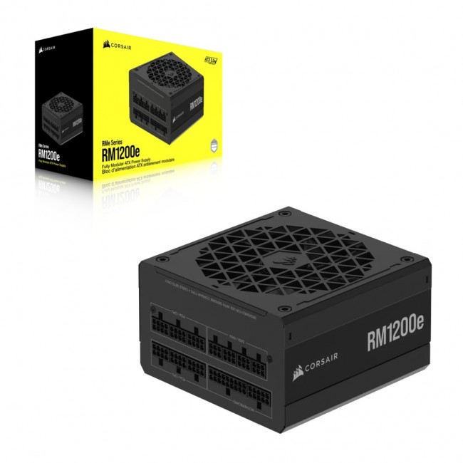 Corsair RMe Series RM1200e power supply unit 1200 W 24-pin ATX ATX Black Corsair RMe Series RM1200e power supply unit 1200 W 24-pin ATX ATX Black