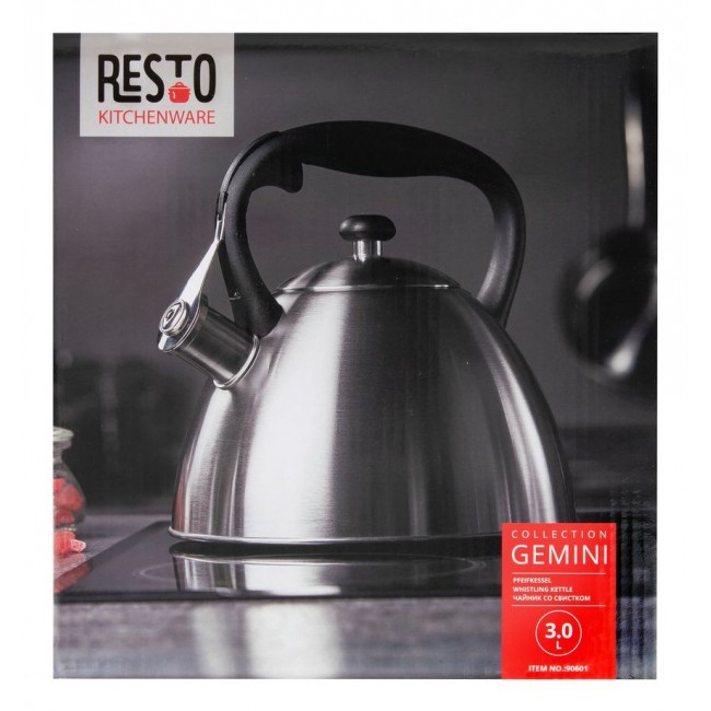 Resto Kitchenware 90601 kettle 3 L Stainless steel