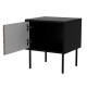Bedside cabinet, 2 pcs. CORTINA 45x40x51 black/walnut