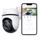 TP-Link Outdoor Pan/Tilt Security Wi-Fi Camera SPEC: 3K 5MP (2880x1620), 2.4 GHz, 2 External Antennas, 1 Ethernet Port, Horizontal 360 