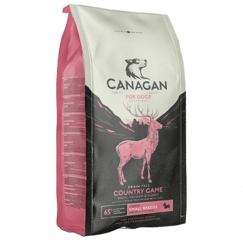 CANAGAN Country Game duck, venison and rabbit Small Breeds dry dog food 6kg