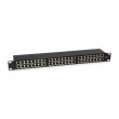 Equip 48-Port Cat.6 Shielded Patch Panel, Black Equip 48-Port Cat.6 Shielded Patch Panel, Black