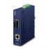 PLANET IP30 Industrial 10/100/1000BA network media converter 1000 Mbit/s Blue