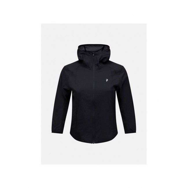 Kurtka damska PEAK PERFORMANCE W Discover Wind Jacket kolor czarny - L Kurtka damska PEAK PERFORMANCE W Discover Wind Jacket kolor czarny - L