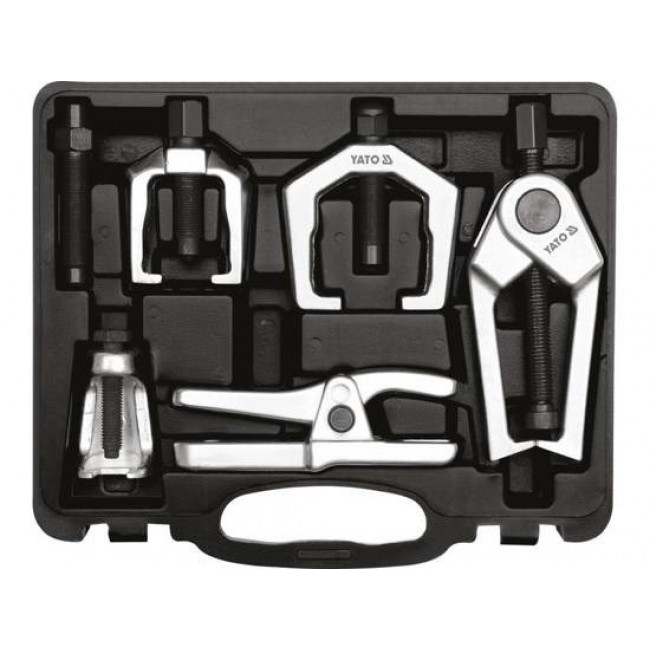 Yato YT-06157 ball joint extractor Silver Steel 6 pc(s) Yato YT-06157 ball joint extractor Silver Steel 6 pc(s)