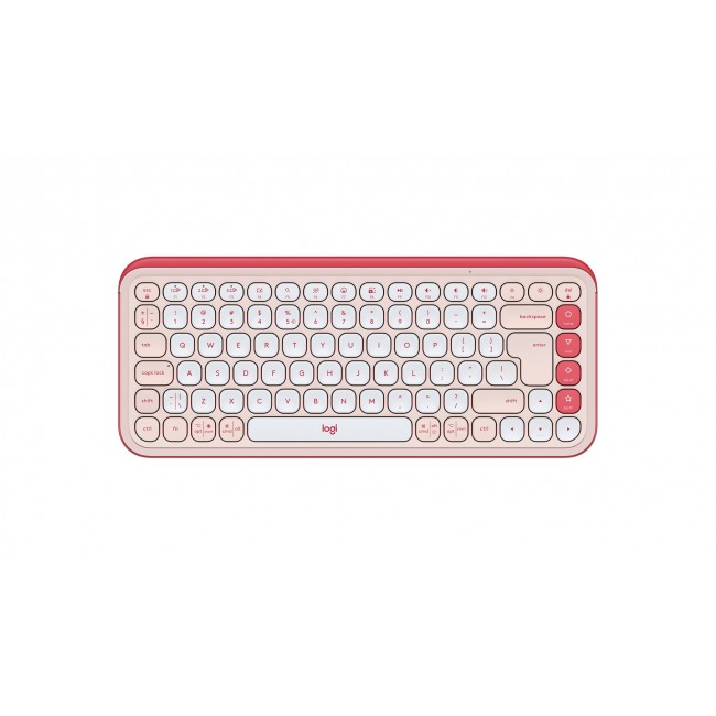 Logitech POP Icon Keys keyboard Universal Bluetooth QWERTY US International Rose