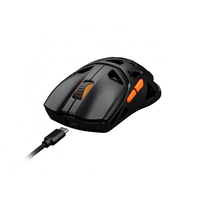 Deltaco Gaming DM370 mouse Ambidextrous RF Wireless + Bluetooth + USB Type-A Optical 12000 DPI
