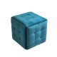 Puff-transformer 5in1 - 5 stools in 1 pouffe blue velvet