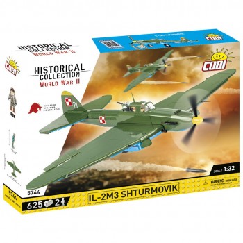 COBI 5744 Historical Collection WWII IL-2M3 Shturmovik 625 Pads