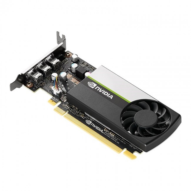 PNY VCNT400-4GB-SB NVIDIA T400 4GB GDDR6 3x MINI DISPLAYPORT PCI EXPRESS 3.0 LP - ATX BRACKET SMALL BOX