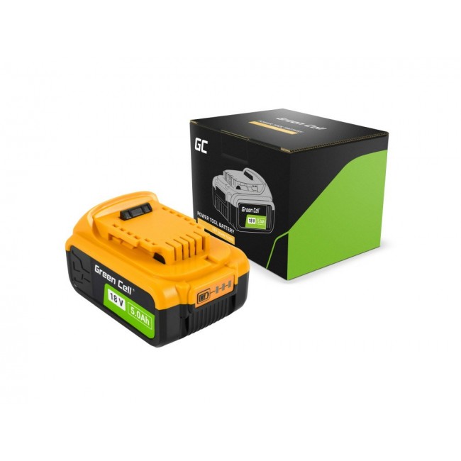 Green Cell Battery for DeWalt XR 18V 5Ah Power Tool Battery DCB184