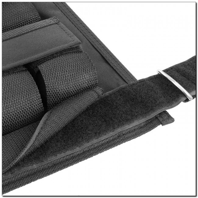HMS Fitness KTO30 weighted vest Steel Black