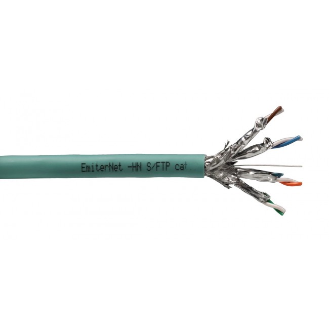 Emitter Net S/FTP Cat.7 1000MHz B2ca LSZH-FR Cable, 4x2x23AWG Wire Emitter Net S/FTP Cat.7 1000MHz B2ca LSZH-FR Cable, 4x2x23AWG Wire