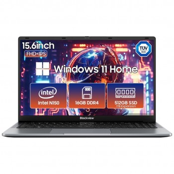 Blackview AceBook 6 N150 15.6 FHD 16GB SSD512 Windows 11 Home Grey