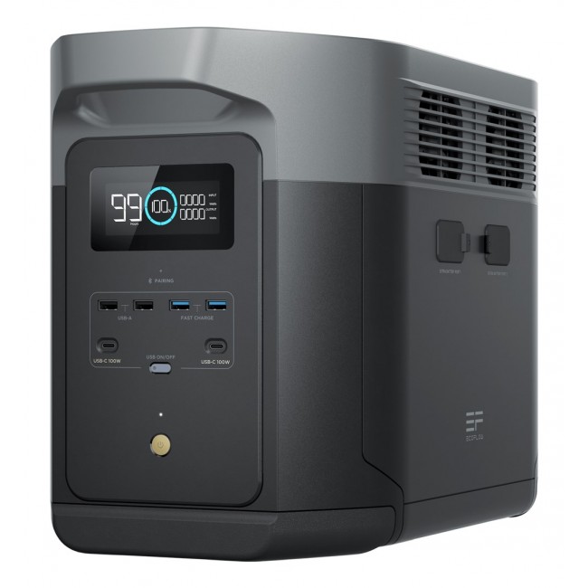 EcoFlow DELTA 2 Max portable power station Lithium Iron Phosphate (LiFePO4) 2400 W 23 kg EcoFlow DELTA 2 Max portable power station Lithium Iron Phosphate (LiFePO4) 2400 W 23 kg