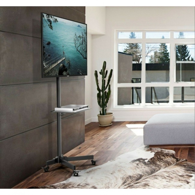 Techly Trolley Floor Stand LCD/LED/Plasma 23 Techly Trolley Floor Stand LCD/LED/Plasma 23