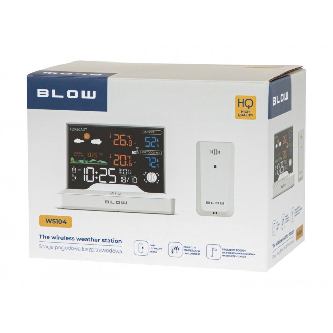 BLOW WS104 wireless weather station white BLOW WS104 wireless weather station white