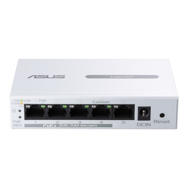ASUS ExpertWiFi EBP15 Managed Gigabit Ethernet (10/100/1000) Power over Ethernet (PoE) White