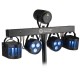 LIGHT4ME Belka LED Par Derby Laser - lighting kit