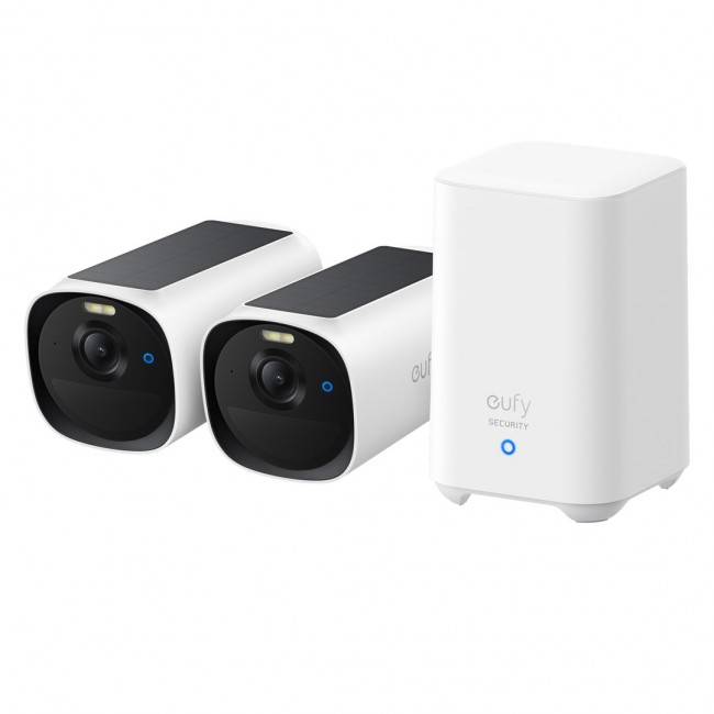Eufy eufyCam E40 2-Cam Kit + HomeBase S280 Bullet IP security camera Outdoor 2688 x 1520 pixels Wall Eufy eufyCam E40 2-Cam Kit + HomeBase S280 Bullet IP security camera Outdoor 2688 x 1520 pixels Wall