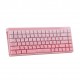 HERO84 HE PINK+Gradient+Contour Dragon King RGB AULA gasket keyboard