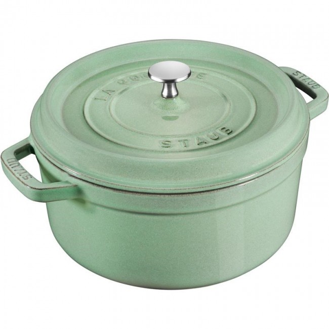 STAUB CAST IRON ROUND POT 40508-706-0 - 5,2 LTR MINT STAUB CAST IRON ROUND POT 40508-706-0 - 5,2 LTR MINT