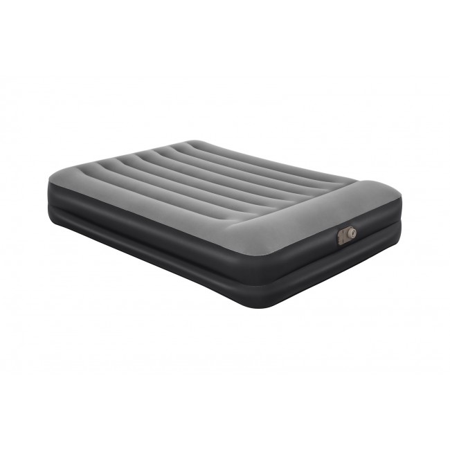 Bestway Tritech Air Mattress Queen with Built-in AC Pump and Antimicrobial Coating 2.03 m x 1.52 m x 46 cm
