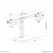 Neomounts FPMA-D865DBLACK Monitor stand 10-27