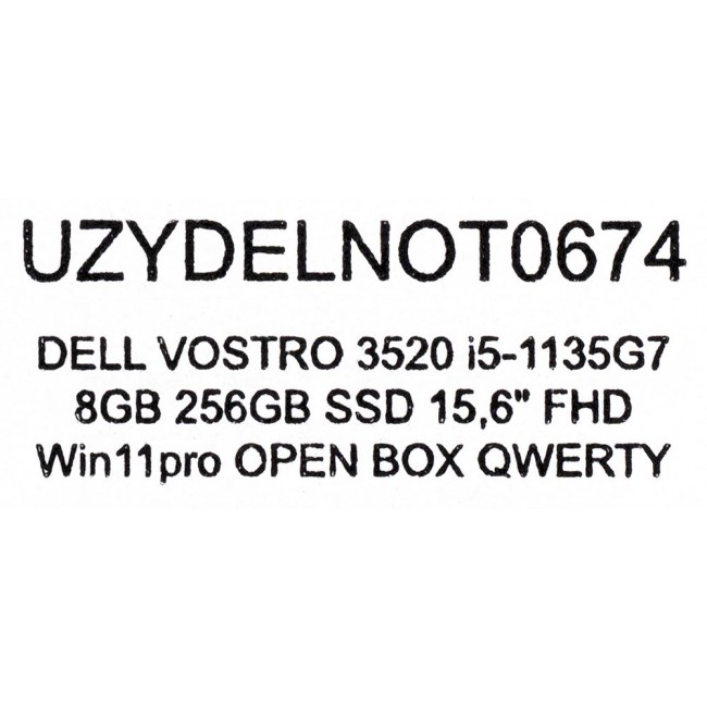 DELL LATITUDE 3520 i5-1135G7 16GB 256GB SSD 15,6