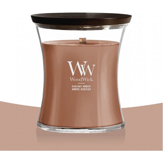 Scented Candle, Ellipse WOODWICK Radiant Amber 275 g, 1 piece Scented Candle, Ellipse WOODWICK Radiant Amber 275 g, 1 piece