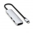 Satechi ST-P4SS interface hub USB Type-C 10000 Mbit/s Silver