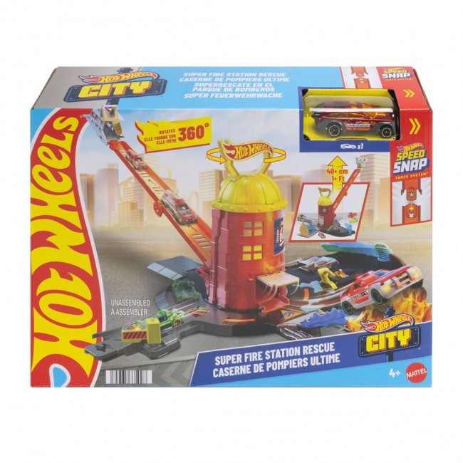 Hot Wheels City Super Fire Station Rescue Hot Wheels City Super Fire Station Rescue