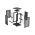 Lanberg FF01-6818-23B rack cabinet 18U Freestanding rack Black