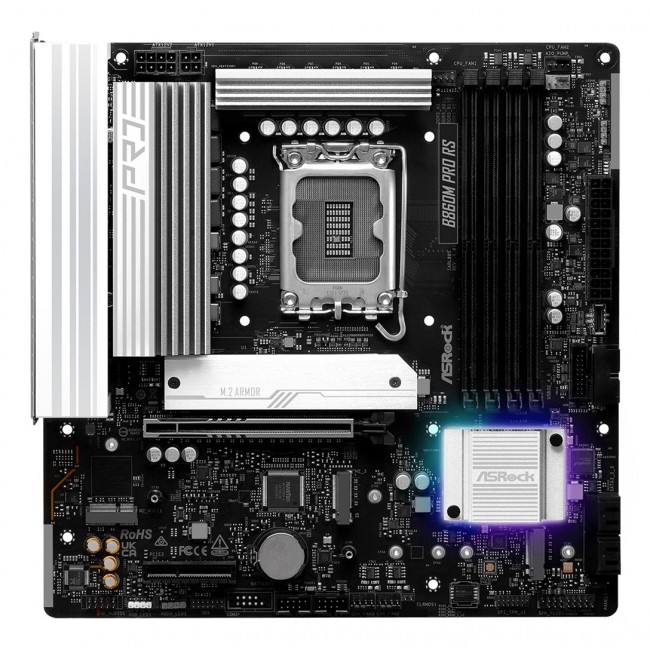 Asrock B860M Pro RS Intel B860 LGA 1851 (Socket V1) micro ATX Asrock B860M Pro RS Intel B860 LGA 1851 (Socket V1) micro ATX